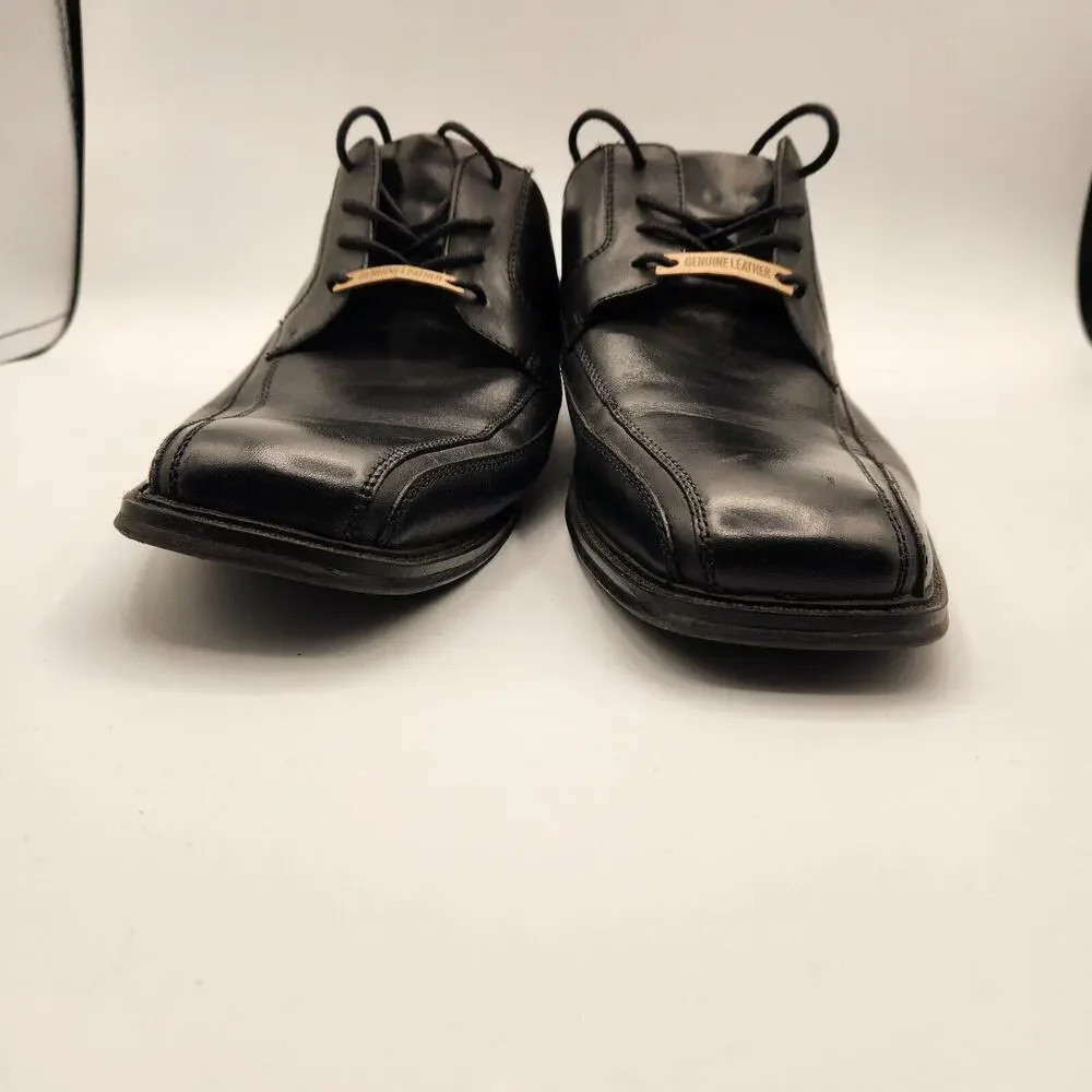 Dockers Black Leather Square Toe Oxford Dress Shoes Men's Size‎ 11.5 M